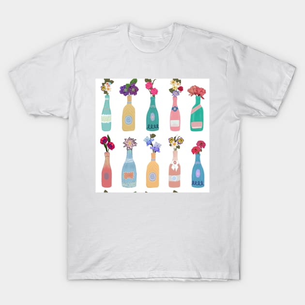 champagne bottle T-Shirt by GULSENGUNEL